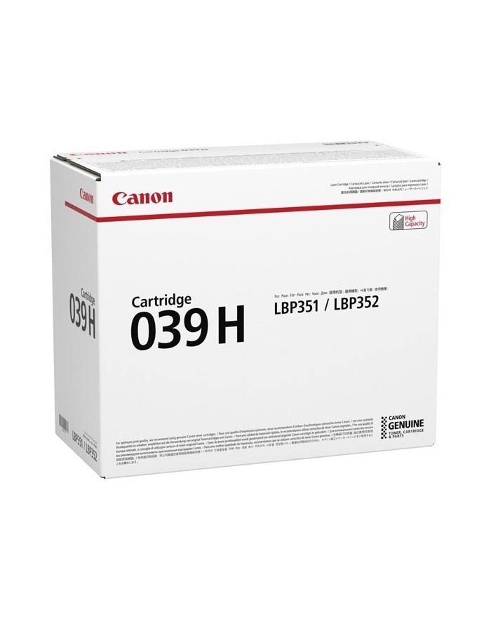 Canon CRG039H czarny 0288C002 główny