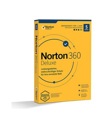 SYMANTEC 21405824 Norton 360 Deluxe 1 x licencja 1 lat(a)