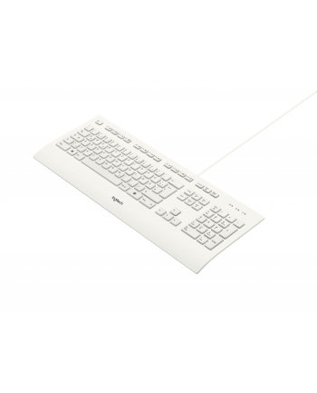 LOGITECH 920-008319 Keyboard K280e for Business klawiatura USB QWERTZ Niemiecki Biały