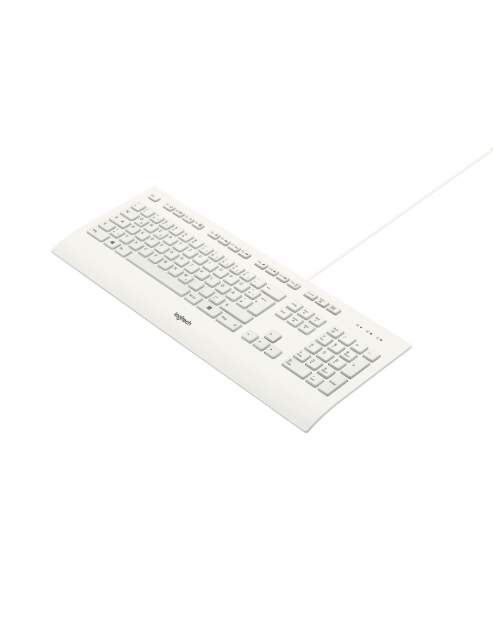LOGITECH 920-008319 Keyboard K280e for Business klawiatura USB QWERTZ Niemiecki Biały główny