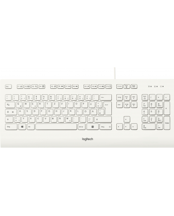 LOGITECH 920-008319 Keyboard K280e for Business klawiatura USB QWERTZ Niemiecki Biały