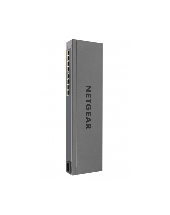 NETGEAR GS408EPP-100EUS GS408EPP Zarządzany L2 Gigabit Ethernet (10/100/1000) Obsługa PoE Czarny, Szary główny