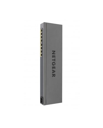 NETGEAR GS408EPP-100EUS GS408EPP Zarządzany L2 Gigabit Ethernet (10/100/1000) Obsługa PoE Czarny, Szary