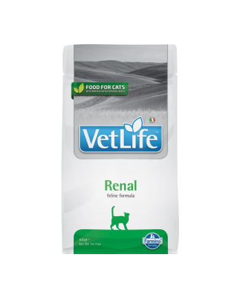 FARMINA Vet Life Feline Renal - sucha karma dla dorosłych kotów 400g