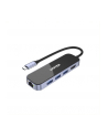 UNITEK HUB USB-C 31  RJ-45 3XUSB-A HDMI 4K PD100W - nr 1