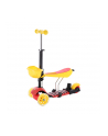 nils extreme Hulajnoga dziecięca NILS FUN HLB07 4w1 BLACK-YELLOW-RED - nr 9