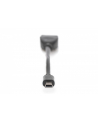 Kabel adapter USB 2.0 DIGITUS HighSpeed OTG Typ miniUSB B/USB A M/Ż czarny 0,2m - nr 4