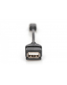 Kabel adapter USB 2.0 DIGITUS HighSpeed OTG Typ miniUSB B/USB A M/Ż czarny 0,2m - nr 5