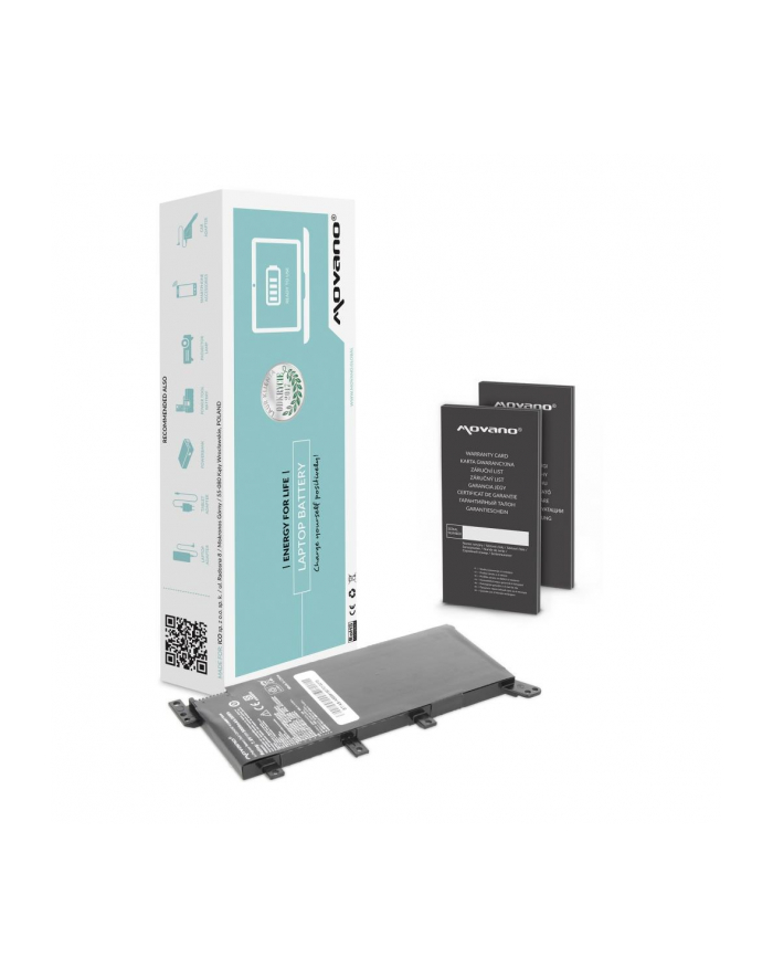 Bateria Movano do notebooka Asus A555, F555, K555 (7.4V-7.6V) (5000 mAh) główny