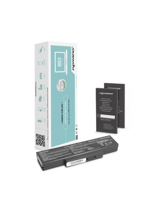 Bateria Movano do notebooka Asus F2, F3, Z94, Z96 (10.8V-11.1V) (4400 mAh) główny
