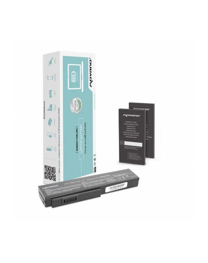 Bateria Movano do notebooka Asus M50, N61 (10.8V-11.1V) (4400 mAh) główny