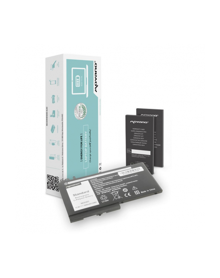 Bateria Movano do notebooka Dell Latitude E5250, E5270 (11.4V) (3000 mAh) główny