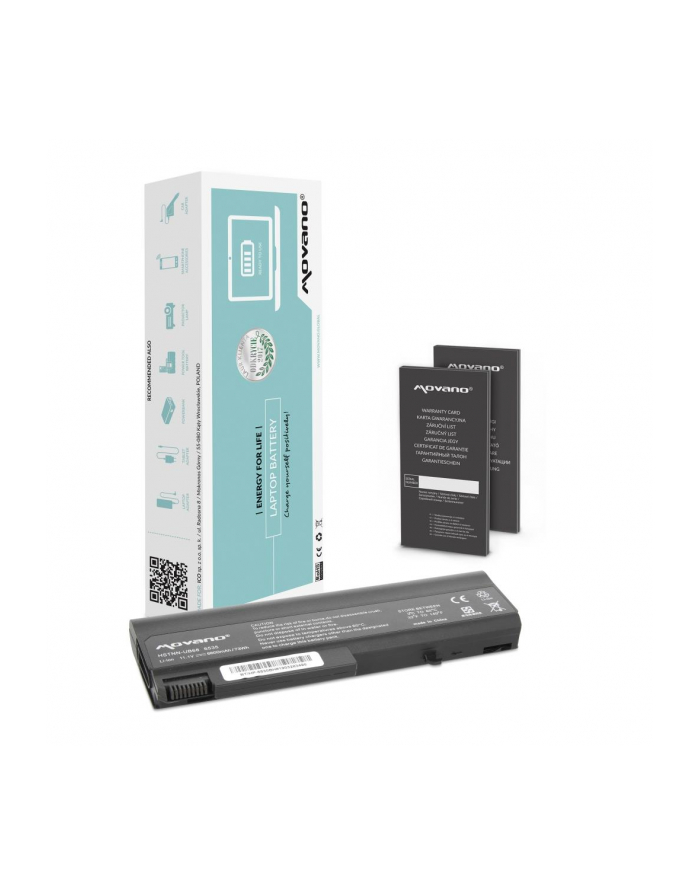 Bateria Movano do notebooka HP 6530b, 6735b, 6930p (10.8V-11.1V) (6600 mAh) główny