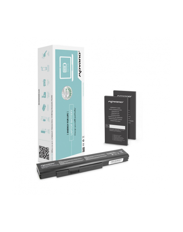 Bateria Movano do notebooka MSI CR640, A6400 (10.8V-11.1V) (4400 mAh) główny