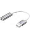 Sandberg adapter Headset USB converter 3,5mm jack na USB, biały/srebrny - nr 6