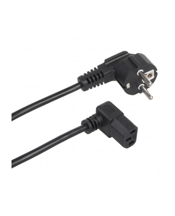 Kabel zasilający kątowy Maclean MCTV-854 3 pin 3m wtyk (wersja europejska)