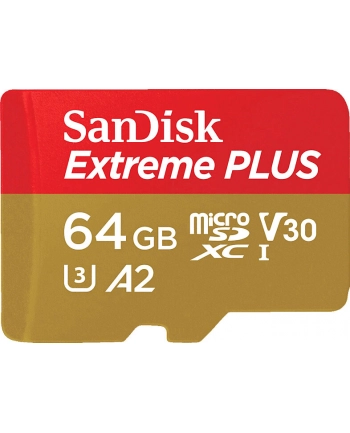 Sandisk Extreme Plus Microsd/Sd-Card - 200/90Mb 64Gb