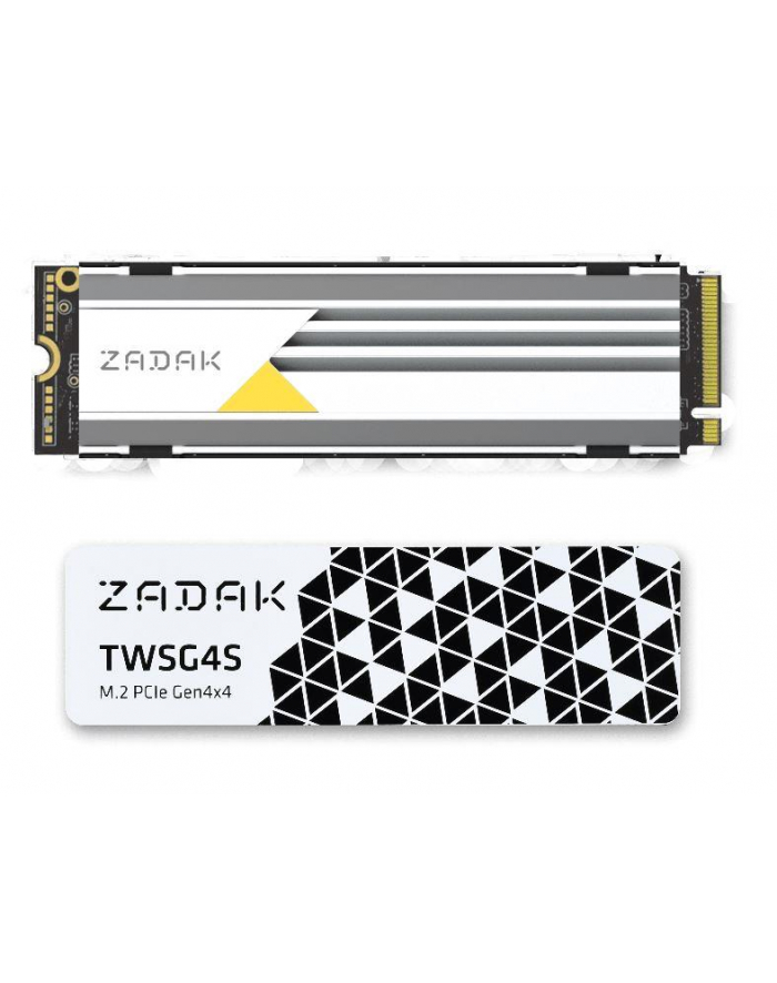 Dysk SSD Apacer ZADAK TWSG4S 512GB M.2 PCIe NVMe Gen4 x4 2280 (7000/3800 MB/s) 3D NAND główny
