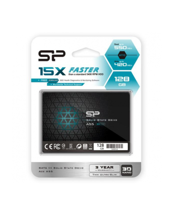 Dysk SSD Silicon Power A55 128GB 2.5'' SATA3 (550/420) 3D NAND, 7mm BULK