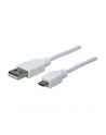 Kabel USB Techly USB A-MicroB M/M USB 2.0 Hi-Speed 0,3m - nr 1