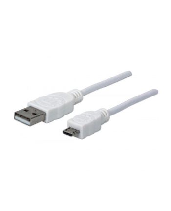 Kabel USB Techly USB A-MicroB M/M USB 2.0 Hi-Speed 0,3m