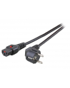 IEC-LOCK Kabel zasilający blokada IEC LOCK 3x1mm2 Schuko kątowy/C13 prosty M/Ż 1,5m czarny - nr 2