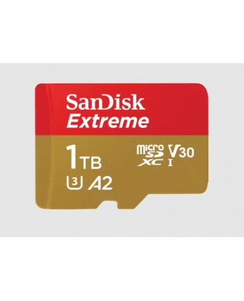 SanDisk microSDXC Extreme 1TB 190/130 MB/s A2 C10 V30 UHS-I U3 (SDSQXAV1T00GN6MA)