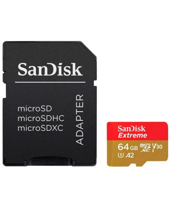 Sandisk Extreme Plus Microsd/Sd-Card - 200/90Mb 64Gb nr 1