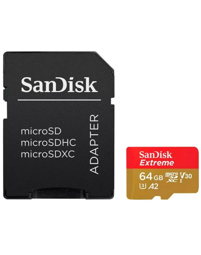 Sandisk Extreme Plus Microsd/Sd-Card - 200/90Mb 64Gb główny