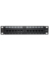 INTELLINET PATCH PANEL, 10'', CAT6, 12-PORT, UTP, 1U, CZARNY (50799) - nr 1