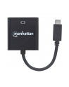 Manhattan USB-C VGA czarny (151771) - nr 4