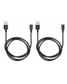 Kabel USB Verbatim USB A  M reversible- USB micro M reversible 1m czarny Verbatim box 48874 2szt 2x100cm - nr 10