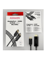 AXAGON  KABEL RVD-HI14C2 DISPLAYPORT ZU HDMI ADAPTERKABEL, 4K/30 HZ, 180 CM LANG - SCHWARZ (RVDHI14C2)  (RVDHI14C2) - nr 3