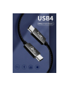 PREMIUMCORD KABEL USB4™ 40GBPS 8K@60HZ THUNDERBOLT 3, 0,8M (0000044572) - nr 2