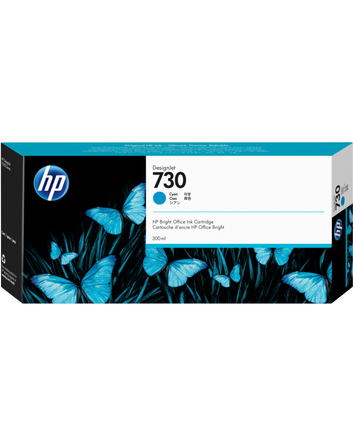 HP P2V68A Atrament 730 300-ml Cyan DesignJet Ink główny