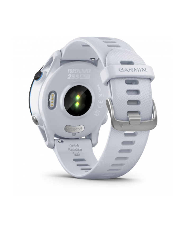 Garmin Forerunner 255 Music Mleczny Kwarc 010-02641-31 główny