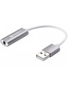 Sandberg adapter Headset USB converter 3,5mm jack na USB, biały/srebrny - nr 2