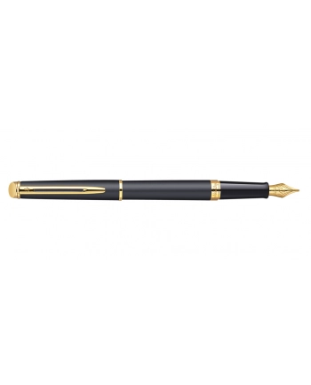 Waterman Füllfederhalter Hemisphere Matt Schwarz M Blau S0920730