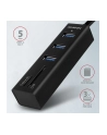 Axagon HUB USB 1x SD microSD + 3x USB-A 3.2 Gen1 (HMACR3A) - nr 2