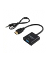 savio Adapter HDMI (M) - VGA (F) z audio, CL-23/B - nr 2