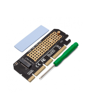 savio Karta rozszerzeń, adapter M.2 NVMe M-Key PCI-E, AK-41