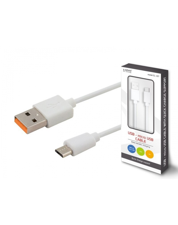savio Kabel USB - micro USB, Quick Charge, 5A, 1m, CL-127 główny