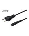 savio Kabel zasilający płaski ósemka 2pin, 3m,  CL-105 - nr 2
