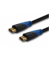 savio Kabel HDMI oplot nylon złoty v1.4 4Kx2K 1.5m, CL-02 - nr 1