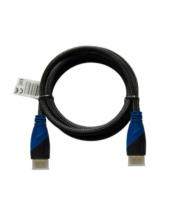 savio abel HDMI (M) 3m, oplot nylonowy, złote końcówki, v1.4 high speed, ethernet/3D, CL-07