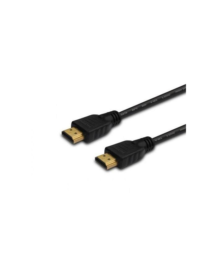 savio Kabel HDMI v1.4 czarny, 4Kx2K, 1,8m, wielopak 10 szt.,CL-121 główny