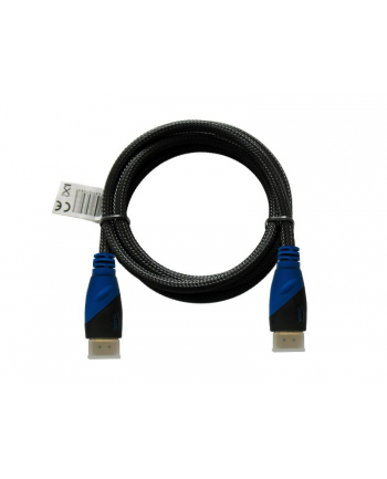 savio Kabel HDMI (M) 2m, oplot nylonowy, złote końcówki, v1.4 high speed, ethernet/3D, CL-48