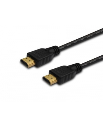 savio Kabel HDMI (M) 20m, czarny, złote końcówki, v1.4 high speed, ethernet/3D, CL-75