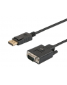 savio Kabel DisplayPort (M) - VGA (M) 1,8m, CL-92 - nr 1