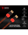savio Kabel HDMI 2.0 dedykowany do PC czerwono-czarny 1,8m, GCL-01 - nr 6